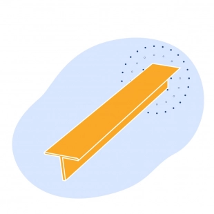 Алюминиевый тавр 15х15х2х2000 мм серебро матовое АД31 ГОСТ 29296-92