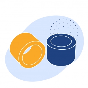 Втулка бронзовая 125 мм БрО10С10