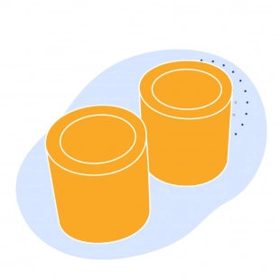 Капролоновая втулка 170х1400 мм кремовая ПА 6