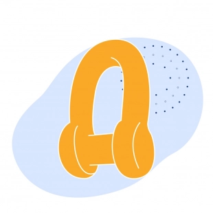 Скоба концевая с коническим штифтом ГОСТ 228-79 92 мм