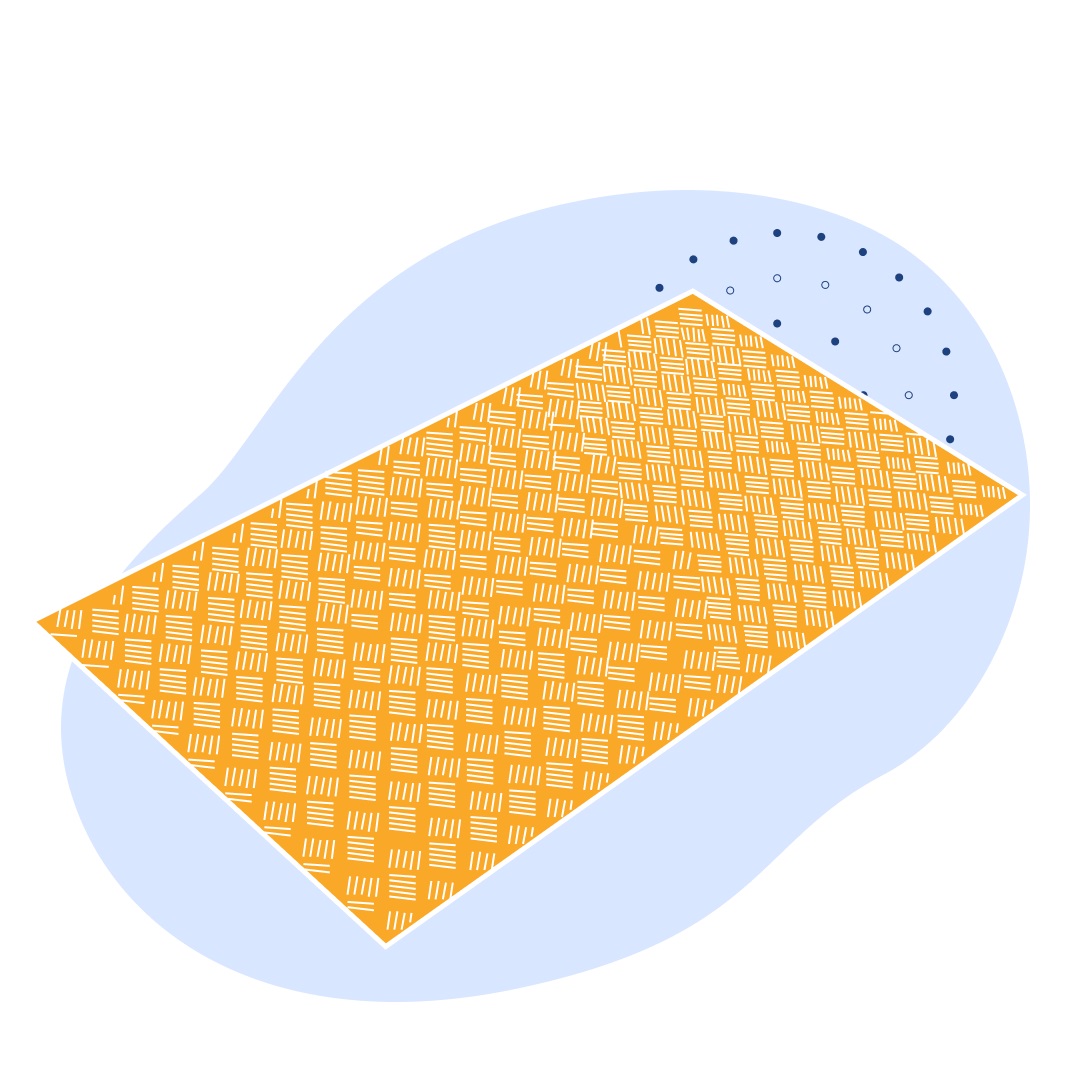 Алюминиевый рифленый лист квинтет 1.2х1200х600 мм АМг2Н2Р